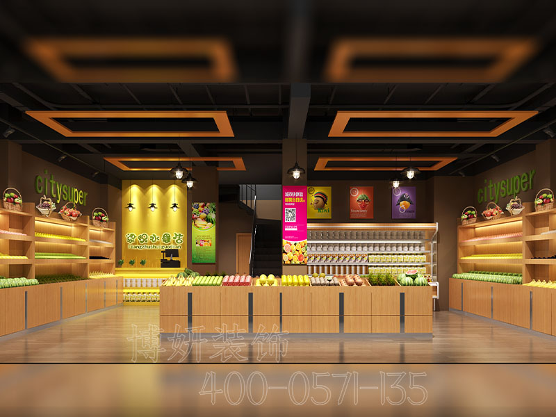 合肥水果店装修设计,合肥水果店装修设计案例