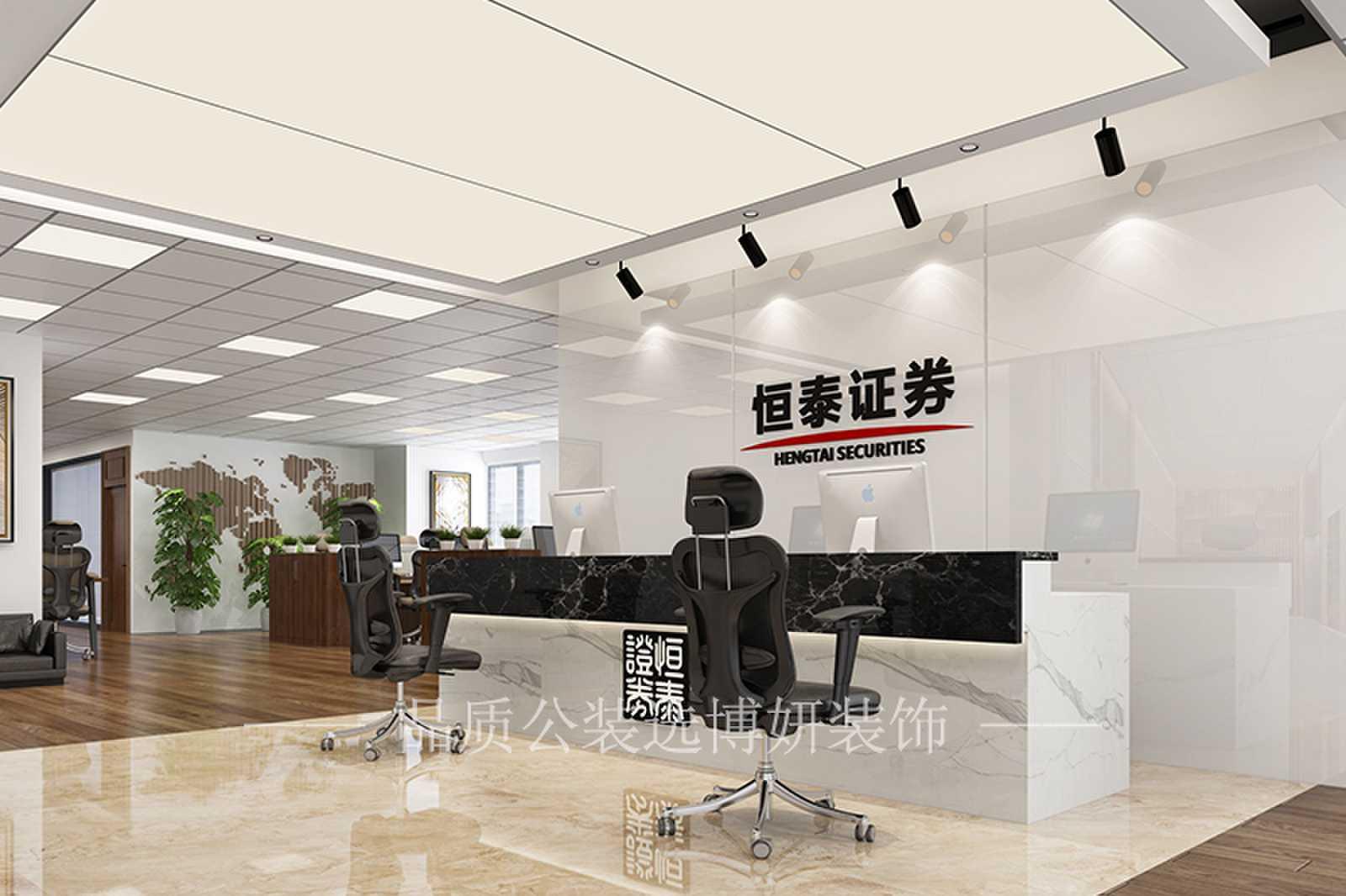办公室装修效果图来自于博妍装饰，选择博妍选择放心