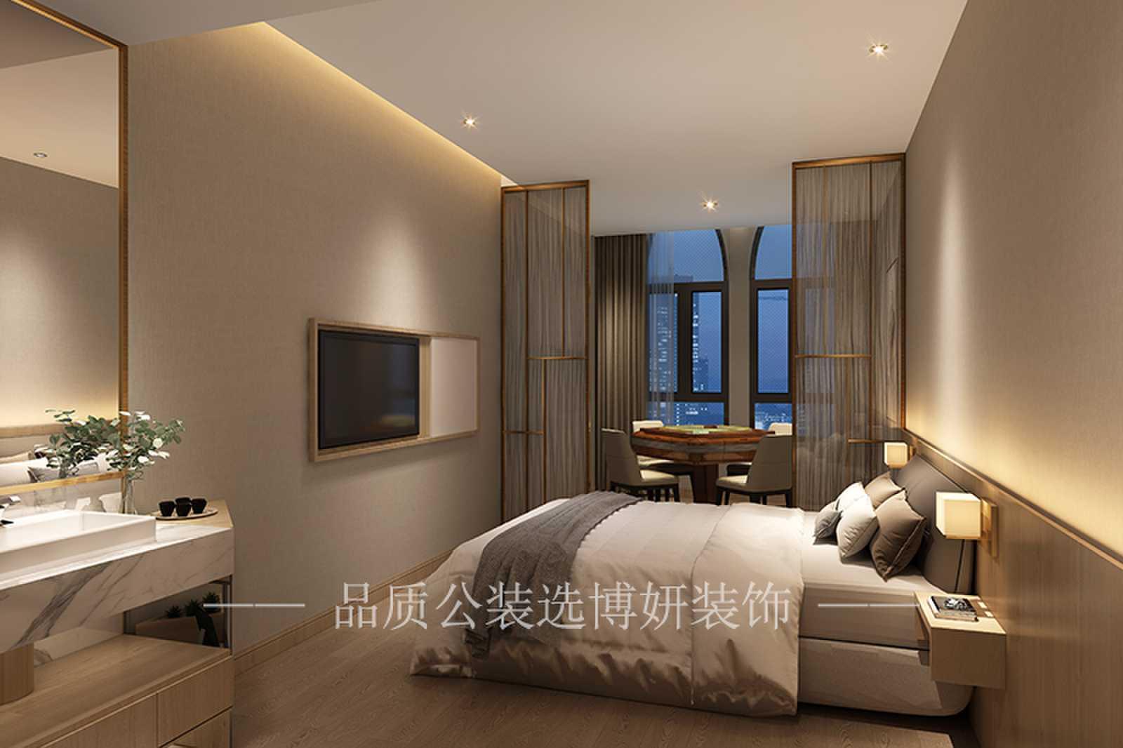 酒店装修效果图来自于博妍装饰，选择博妍选择放心