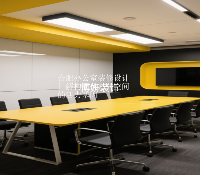 合肥办公室装修设计 | 解构现代办公空间的活力基因