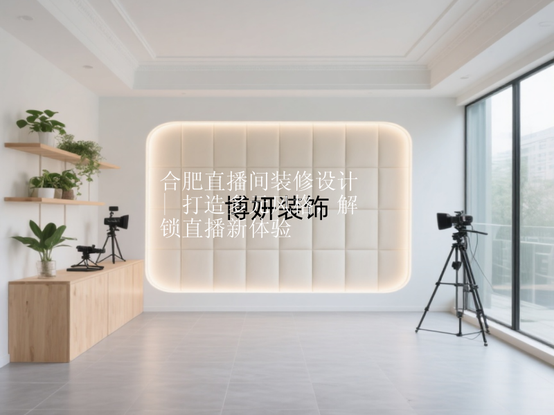 合肥直播间装修设计 | 打造多元风格，解锁直播新体验
