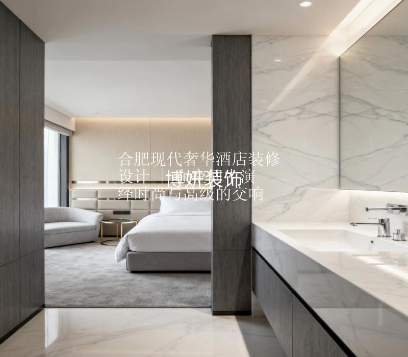 合肥现代奢华酒店装修设计 | 在空间中演绎时尚与高级的交响