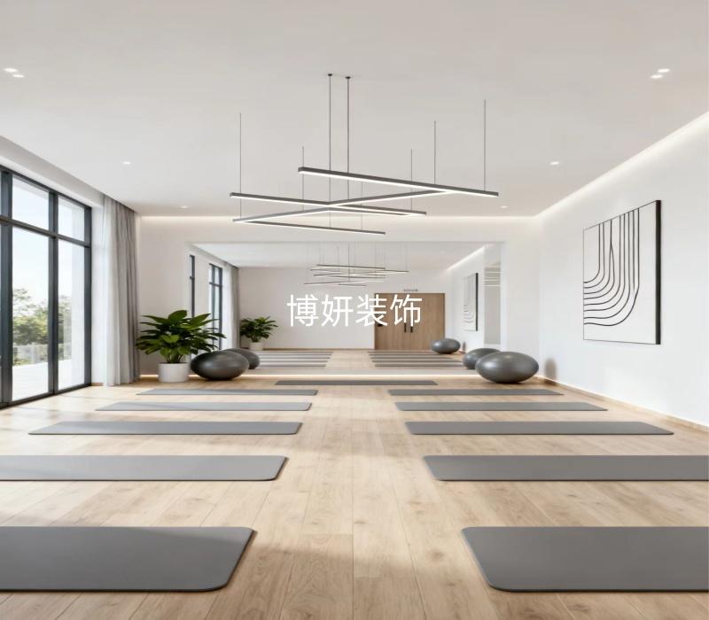 合肥瑜伽馆装修设计 | 在极简光影里，与身体温柔相处
