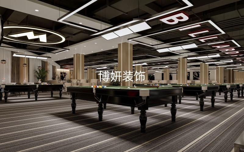 合肥桌球俱乐部修设计 | 一杆定局，一馆封神