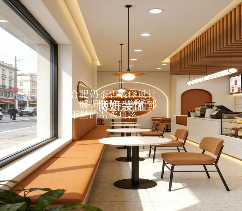合肥奶茶店装修设计 | 暖调咖境，邂逅都市里的温柔角落