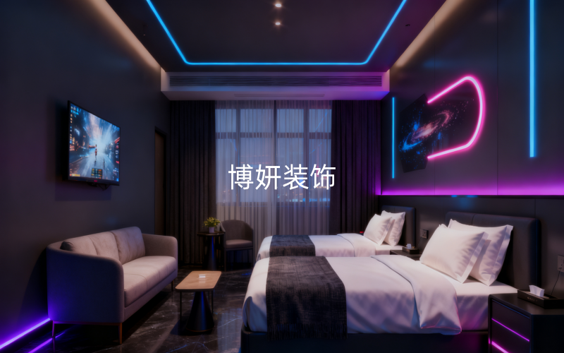 合肥赛博朋克风电竞酒店装修设计 | 沉浸式游戏空间的潮酷打造
