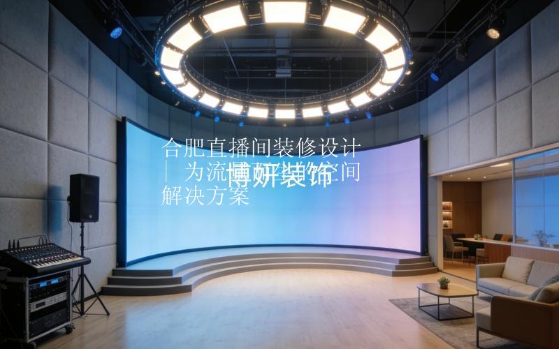 合肥直播间装修设计 | 为流量而生的空间解决方案