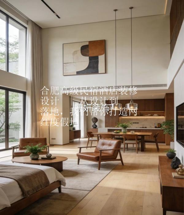 合肥高级感民宿酒店装修设计  | 从设计到落地，我们帮你打造网红度假地✨